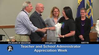 2019-05-07 Regular Meeting of the Board of Education-Work Session