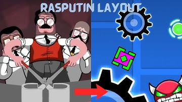 Rasputin (Funk Overload) [+4 Minute Layout] by JoshThePanda123 | Geometry Dash