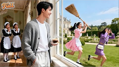 CEO Never Smiled Since Birth! Till He Saw Maid Chase Haunting Gold-Digger With Broom! He Smiled!