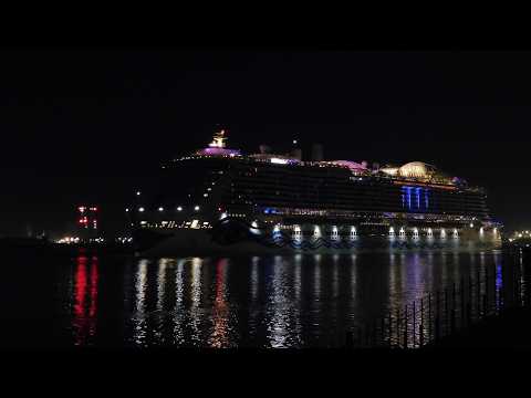 "AIDAnova" departs from Southampton - 05/03/2026