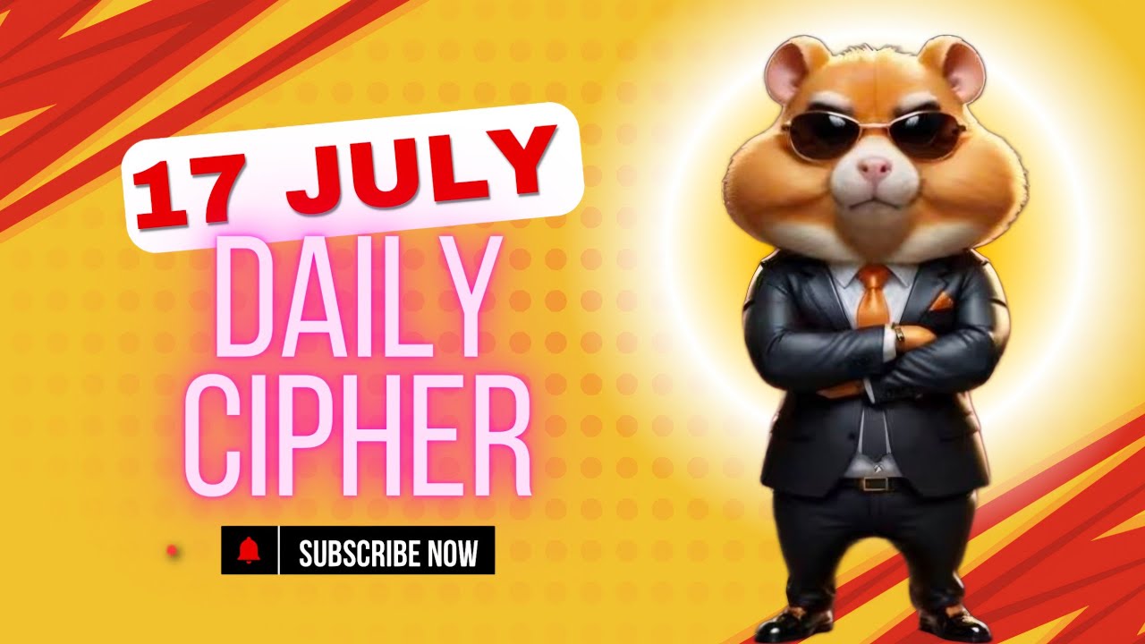 17 July daily cipher code hamster combat - YouTube