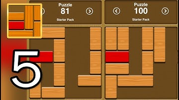 Unblock Me - Level 81-100 - Gameplay Walkthrough Part 5 (Android, iOS)