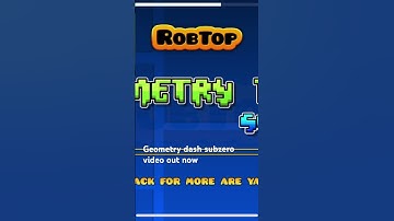 Geometry Dash subzero video out now!