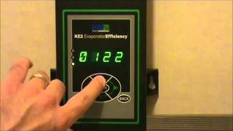 KE2 Evap - Schedule Defrost Mode - Versions Prior to Scrolling Text - Video 001