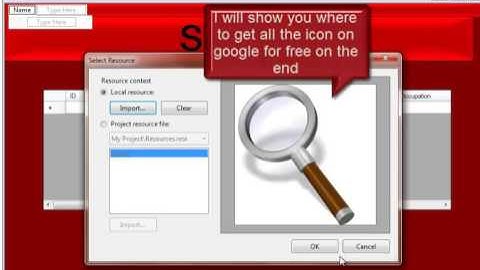 How to make a search button in vb 2010