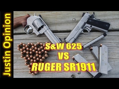 Ruger SR1911 CMD vs S&W 625 JM