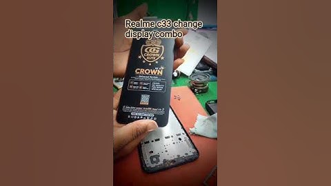 realme c33 change display combo#new #smartphone#repair