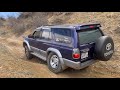 Toyota 4Runner/Hilux Surf Hill Climb/подъём по каменистой размытой дороге
