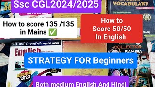 English Preparation Strategy for Beginners|SscCGL| @Sscaspirant2454