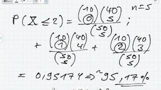 Approximation der Hypergeometrischen Verteilung mit der Binomialverteilung (Wahrscheinlichkeitsrechn