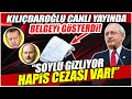 Kılıçdaroğlu canlı yayında belgeyi gösterdi! "Süleyman Soylu gizliyor... Hapis cezası var!"