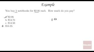 Algebra Tutorial Test Taking Strategy Part 1