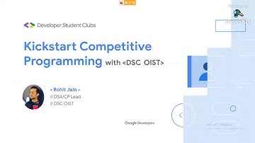 Kickstart Competitive Programming with DSC OIST