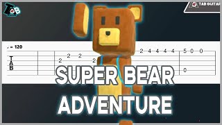 Super Bear Adventure - Main Theme Guitar Tab (Simple)