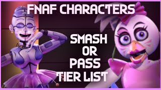 FNAF Animatronic Smash or Pass Tierlist by SumoHipp0 on DeviantArt