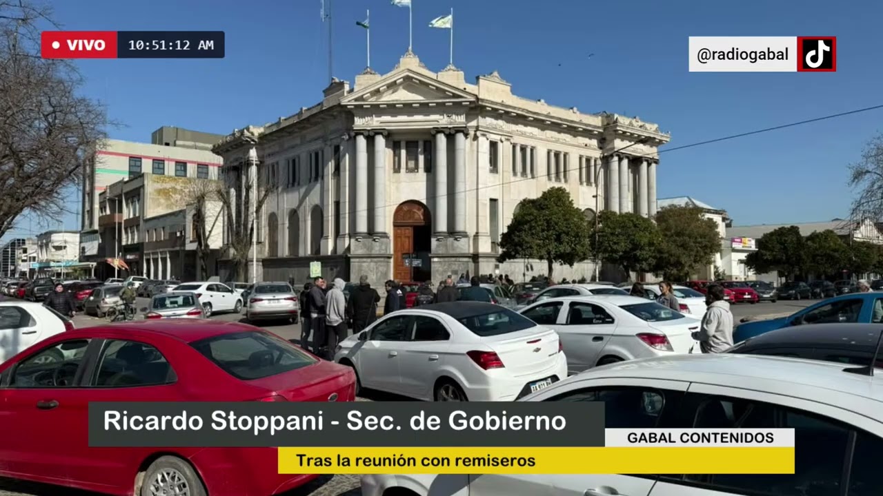 Entrevista: Ricardo Stoppani - Sec. de Gobierno. Tras la reunión con remiseros