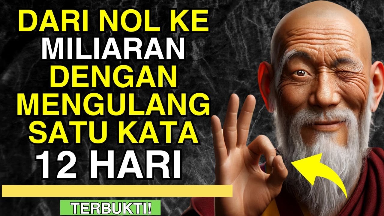 Dari Nol ke Miliaran dengan Mengulang Satu Kata 12 Hari | Ucapkan Ini Jika Ingin Kaya