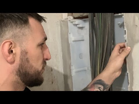 Монтаж встраиваемого щита