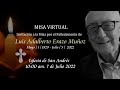 Misa por el Fallecimiento de Luis Adalberto Erazo Muñoz