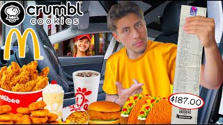 Letting the Person in Front of me DECIDE What I Eat For 24 Hours!!