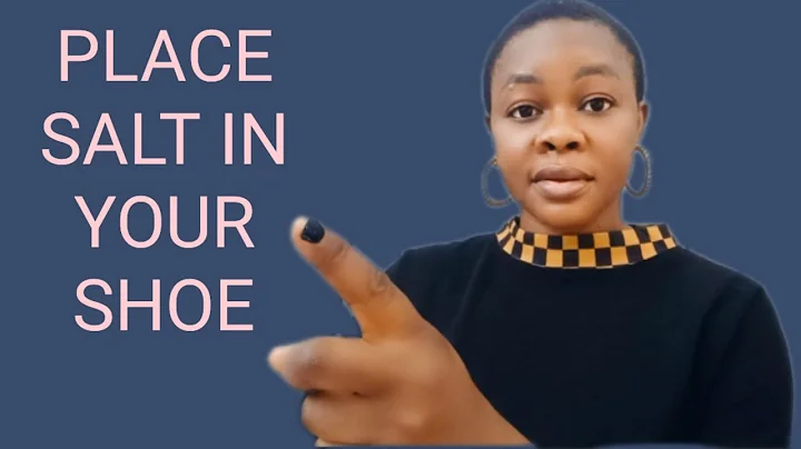 Place SALT In Your Shoe and SHUT the Mouth of Your Mockers