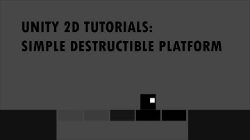 How to make a simple Destructible platform in unity2d | LNmaster2008 |