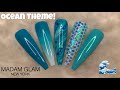 Ocean Theme Gel Nails | Madam Glam | Nail Sugar