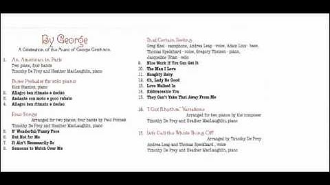George Gershwin Prelude No. 3