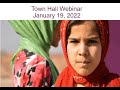 Virtual Town Hall on Afghan Resettlement, January 2022