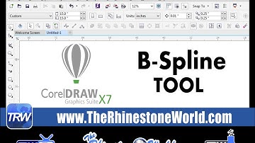 CorelDRAW B Spline Tool Basics The Rhinestone World TRWCD9