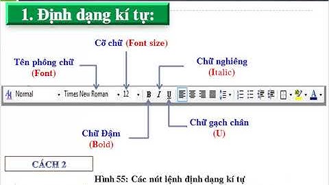 Bài tập định dạng văn bản cơ bản lớp 10