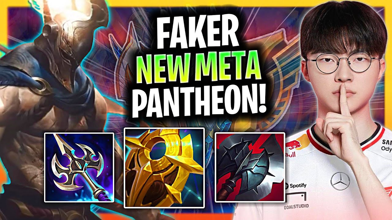 FAKER CRAZY NEW META PANTHEON SUPPORT! | T1 Faker Plays Pantheon Support vs Rakan! Season 2026