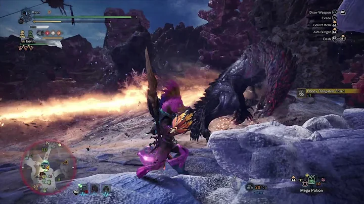 Monster Hunter World: Iceborne: Ebony Odogaron vs Deviljho vs Rajang turf war