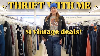 Thrifting $1.00 Day at Goodwill! ~THRIFT WITH ME~