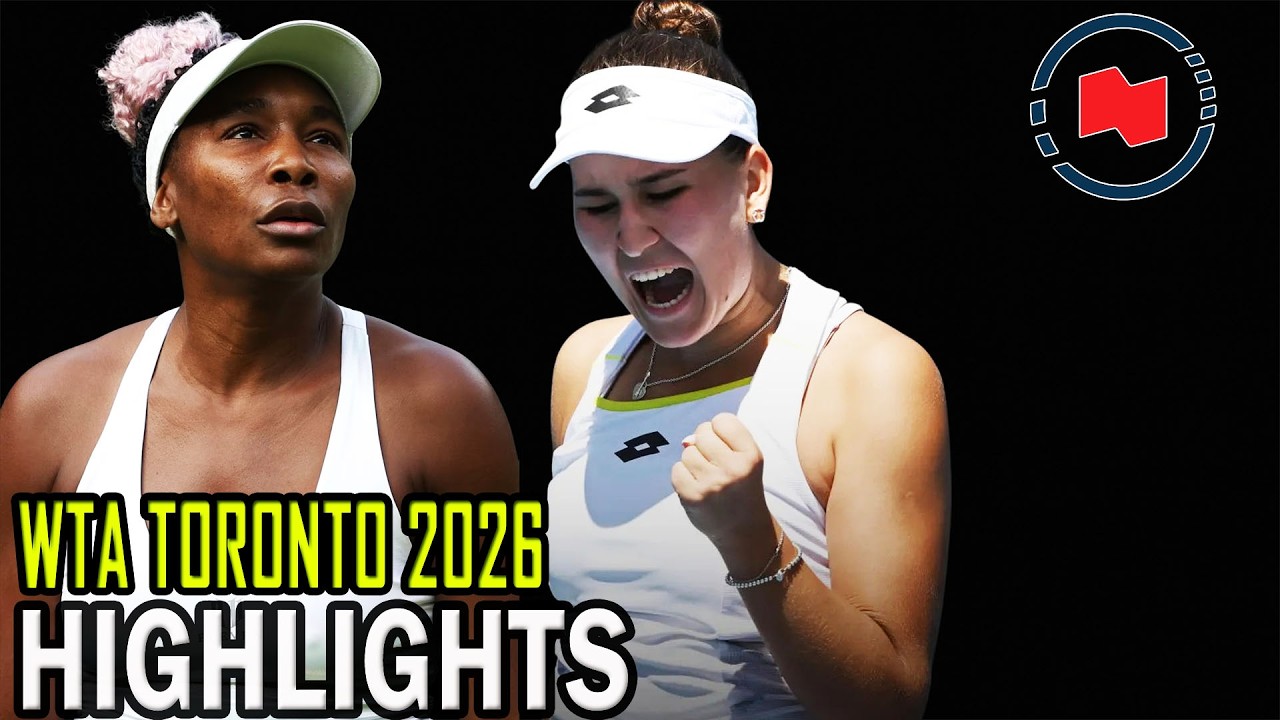 Watch Venus Williams vs Kamilla Rakhimova Round 1 | Toronto 2026 on YouTube Watch Venus Williams vs Kamilla Rakhimova Round 1 | Toronto 2026 on YouTube