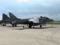 Parkování AV 8B Harrier II Dny NATO Mošnov 2010