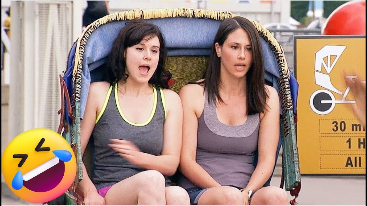 ESSA MENINAS SÃO DEMAIS, NUNCA PARAM PEGADINHAS PRANKS TV JUST FOR