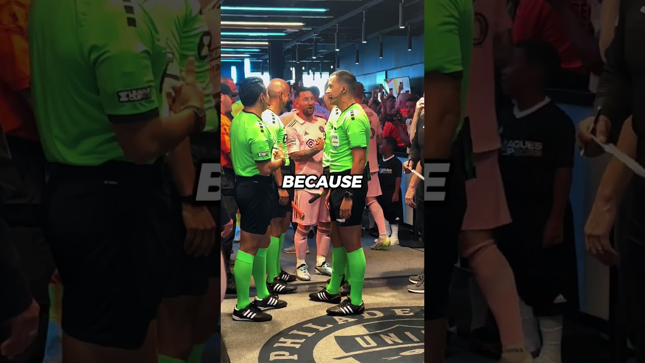 Messi cheats by tricking the ref to score free kicks in MLS. 😳😭