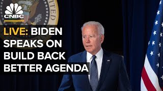 LIVE: President Biden on Build Back Better agenda and the bipartisan infrastructure deal — 10\/25\/21