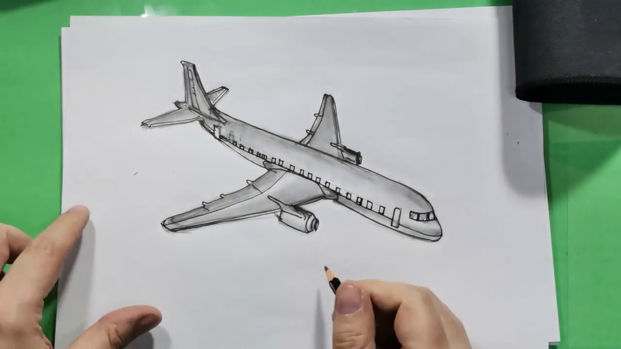 Come disegnare un Aereo Tutorial - YouTube