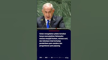 Eks PM Israel Jengkel dengan Pidato Netanyahu, Menyebutnya Cengeng dan Penuh Gimmick #short