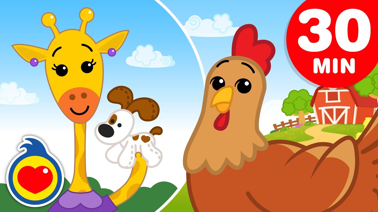 Que Levante a Mão de Animais ♫ E Mais Música infantil de Animais (30 Min) ♫ Um Herói do Coração