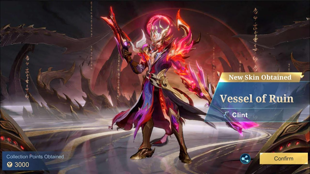mlbb clint soul vessels skin RG gameplay 