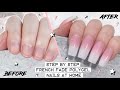 DIY FRENCH FADE/BABY BOOMER POLYGEL NAILS AT HOME | The Beauty Vault