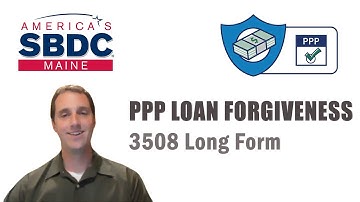 Paycheck Protection Program (PPP) - How to fill out the Long Form (3508)