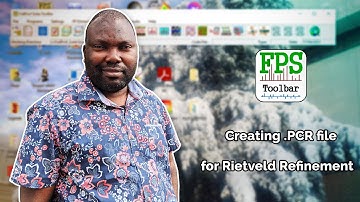 How to create PCR file for Rietveld refinement using Fullprof software