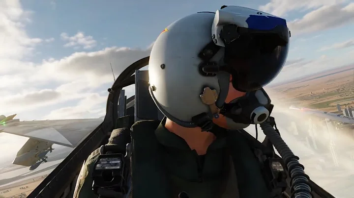 F-16C VIPER: Acrobatic Free Flight Over the Persian Gulf (DCS World)