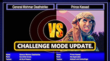 PRINCE KASSAD! CHALLENGE MODE UPDATE. C&C Generals Zero Hour Apocalyptic mod.
