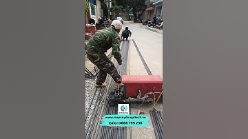 Máy cắt - uốn thép thủy lực #máyuốnsắt #maycatsat #maycatuonthuyluc