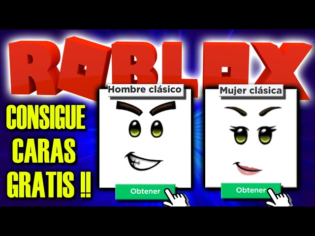 NUEVAS CARAS con MOVIMIENTO SIN ROBUX EN ROBLOX😱😍 